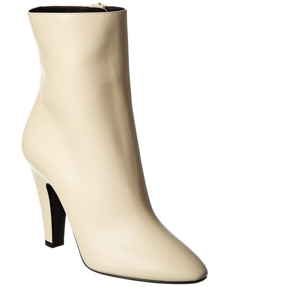 Saint Laurent Shoes - Saint Laurent 68 95 Leather Bootie
